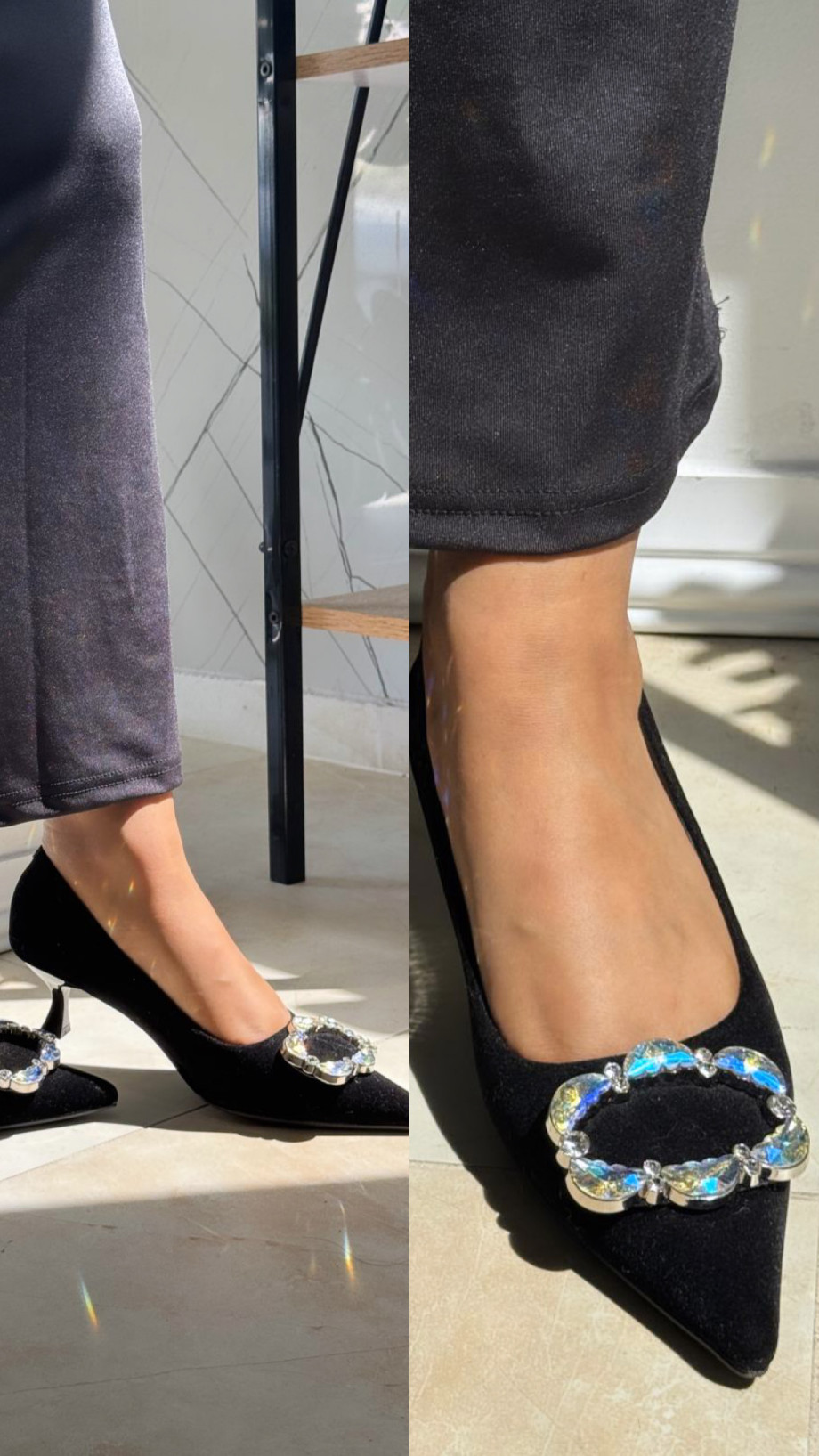 עקב קטיפה שחור